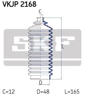 Soufflet de direction (Soufflet de cremaillere) SKF ref. VKJP 2168